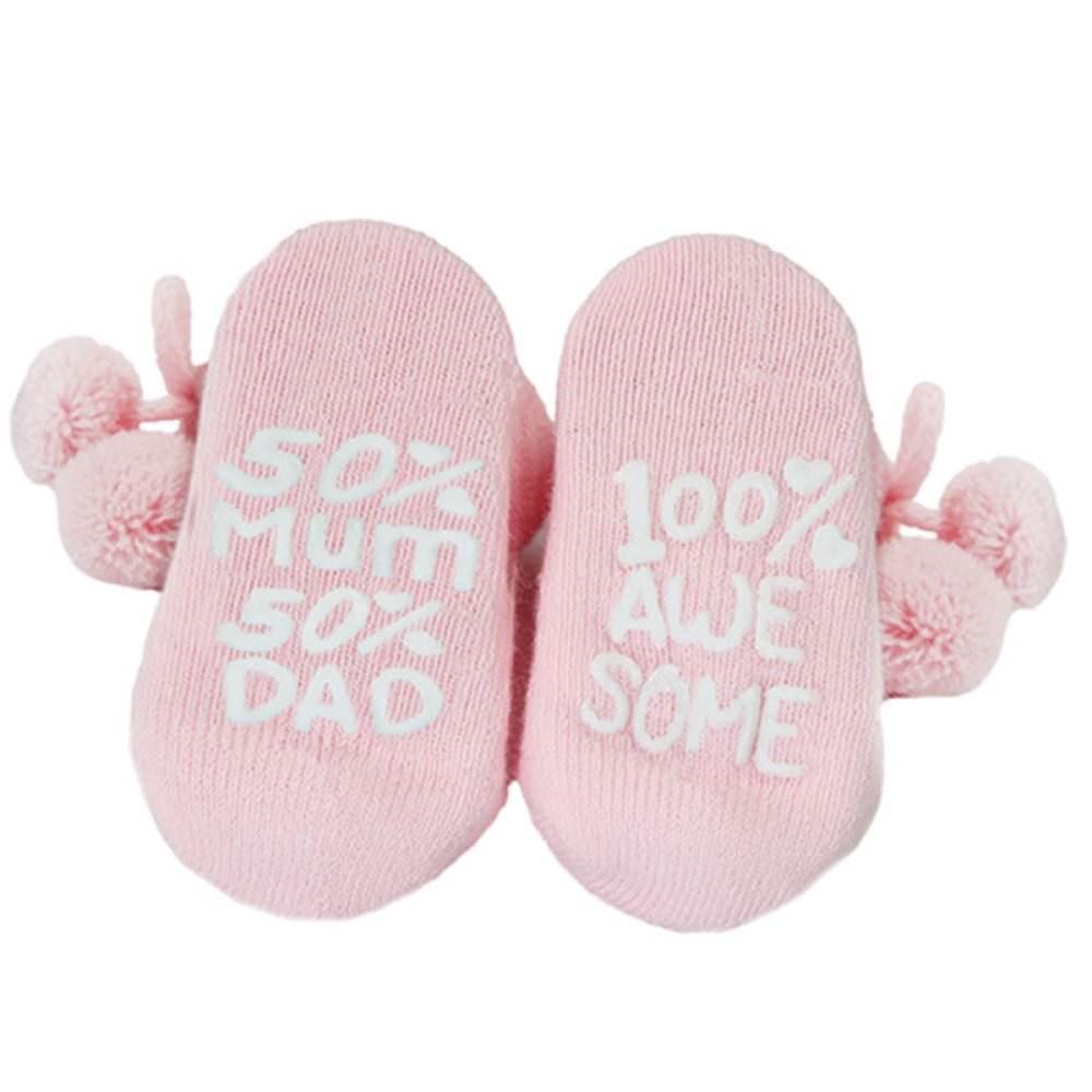 Pom Pom Anti-Slip Terry Socks