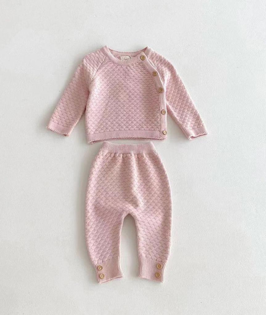 Honeycomb Knitted Tracksuit