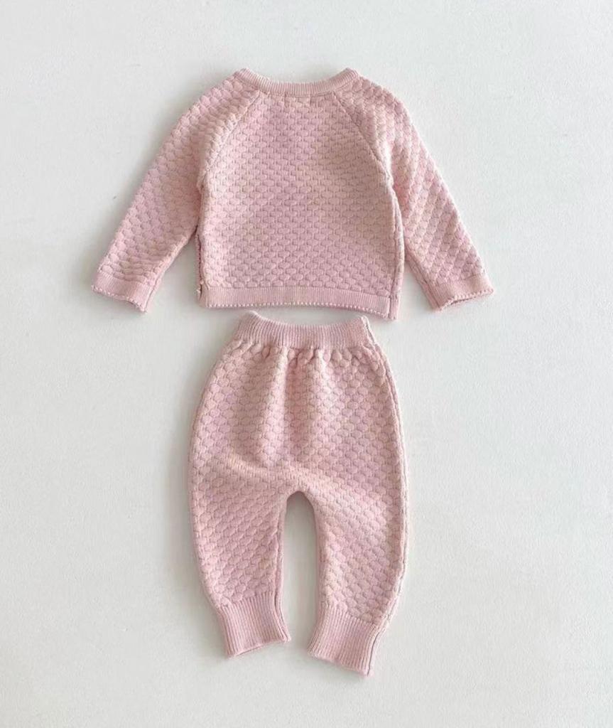 Honeycomb Knitted Tracksuit