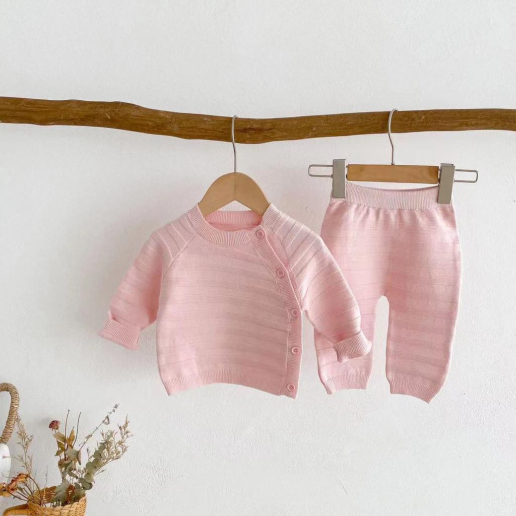 Striped Knitted Set