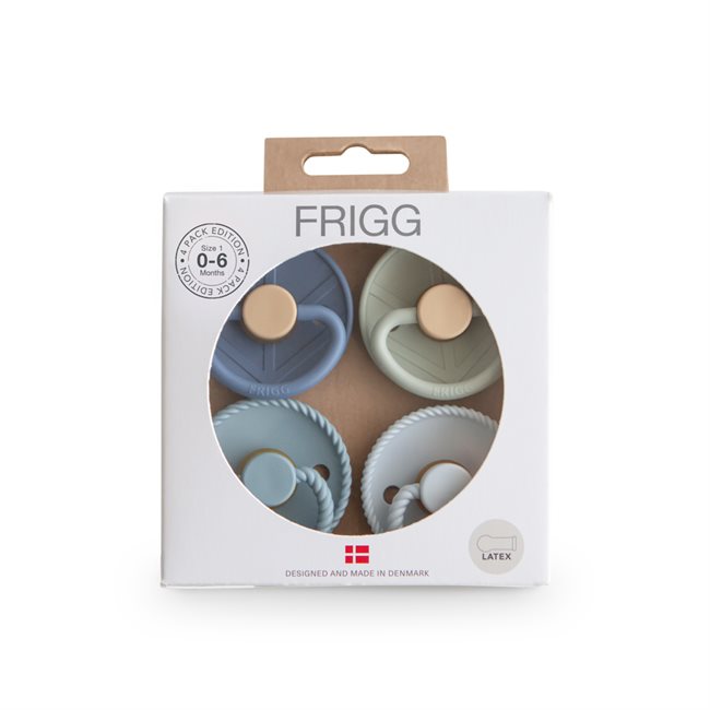FRIGG Latex Pacifier 4-Pack