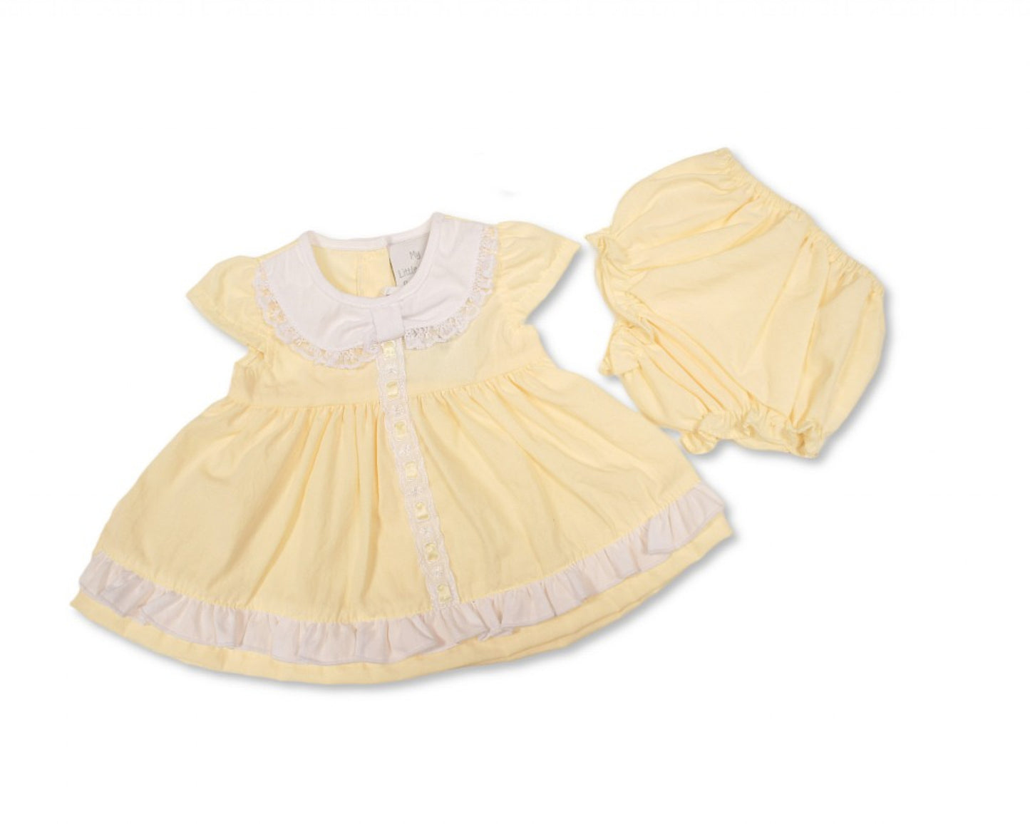 Prem Lemon Lace Dress Set