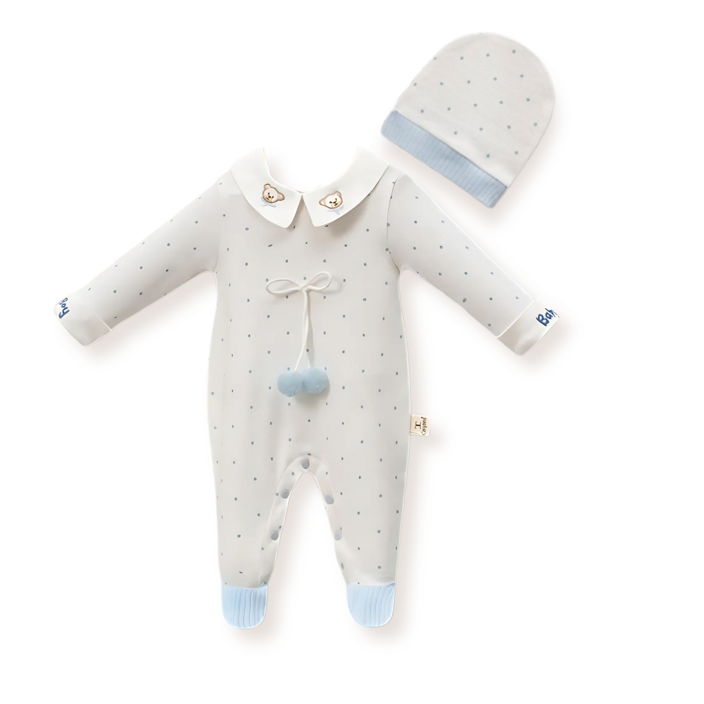 Darcy Bear Vintage Sleepsuit Set