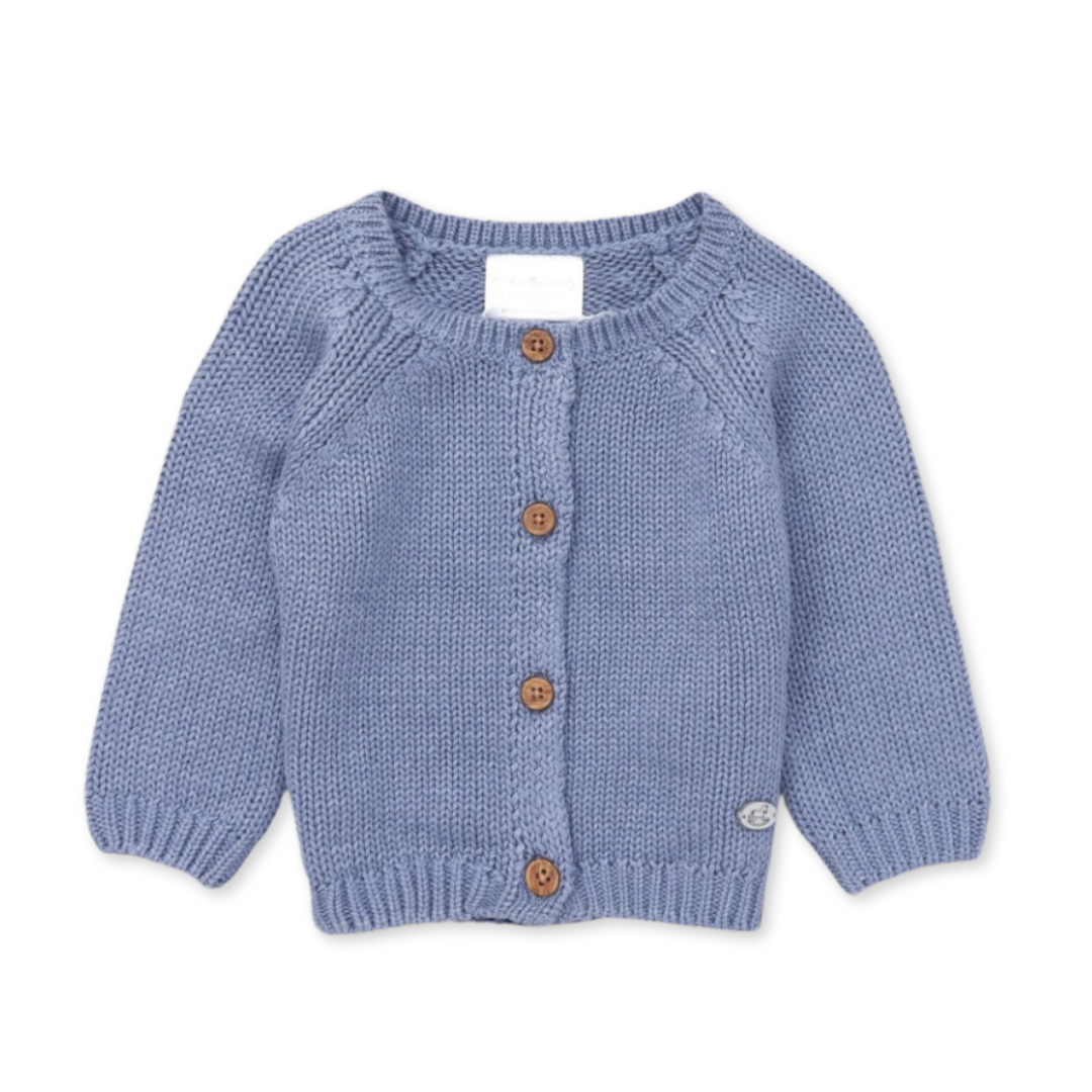Blue Marl Knit Cardigan