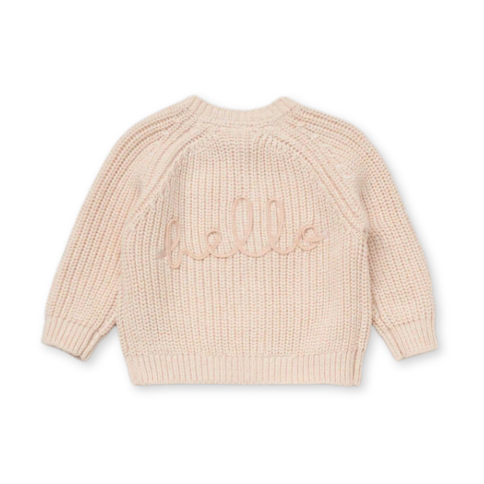 The Hello Cream Cardigan