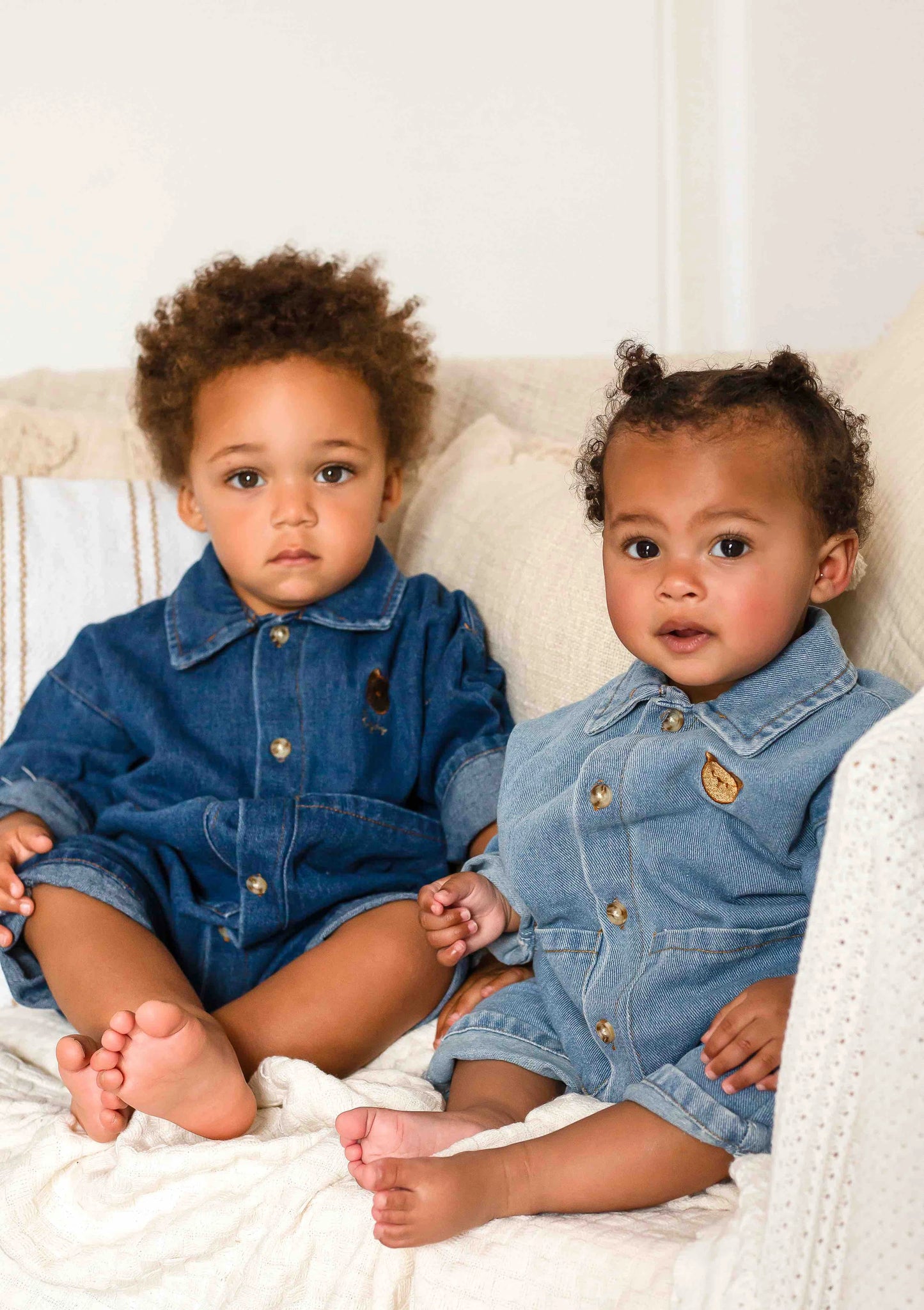 Bear Denim Romper