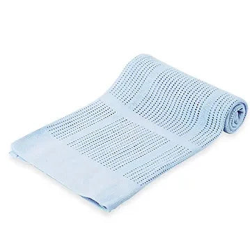 Cellular cotton blankets