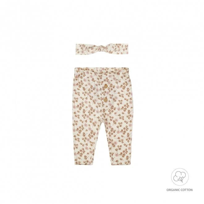 Organic Trousers & Hairband Set