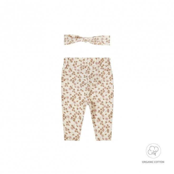 Organic Trousers & Hairband Set