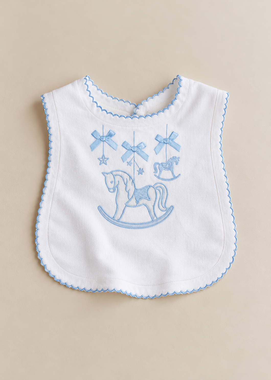 Rocking Horse Velcro bib