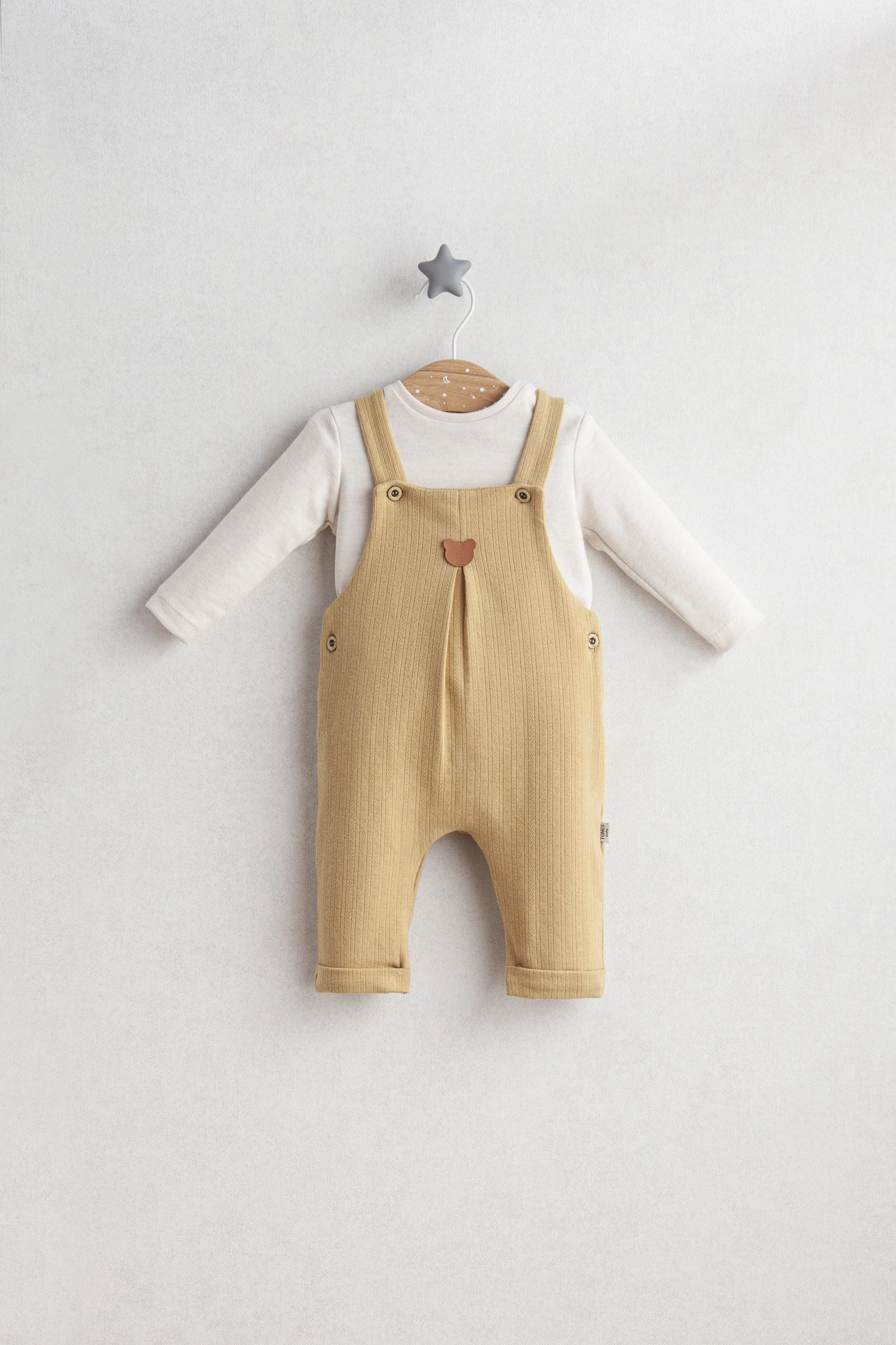 Little Bear Dungaree Set