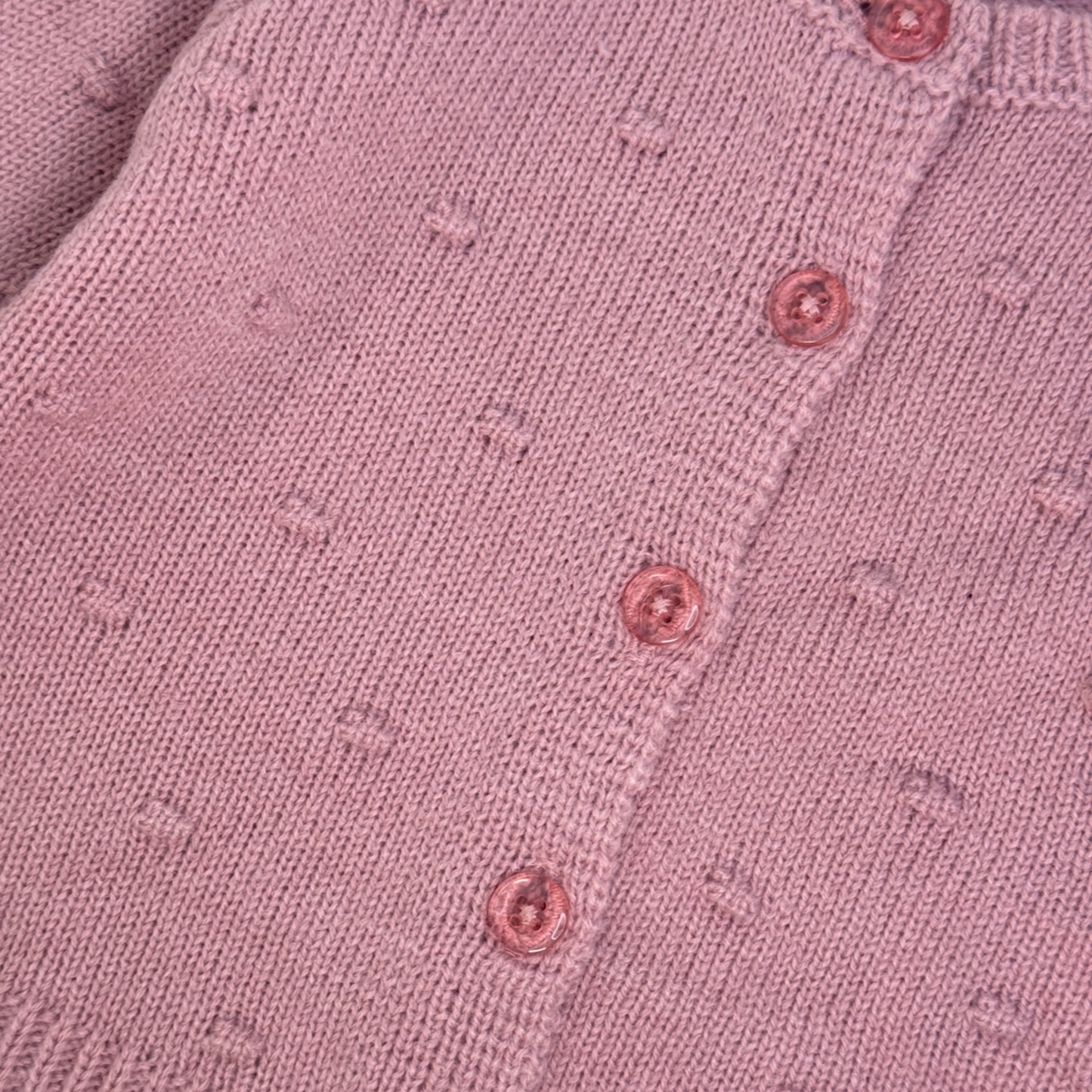 Purple Botton Up Knitted Cardigan