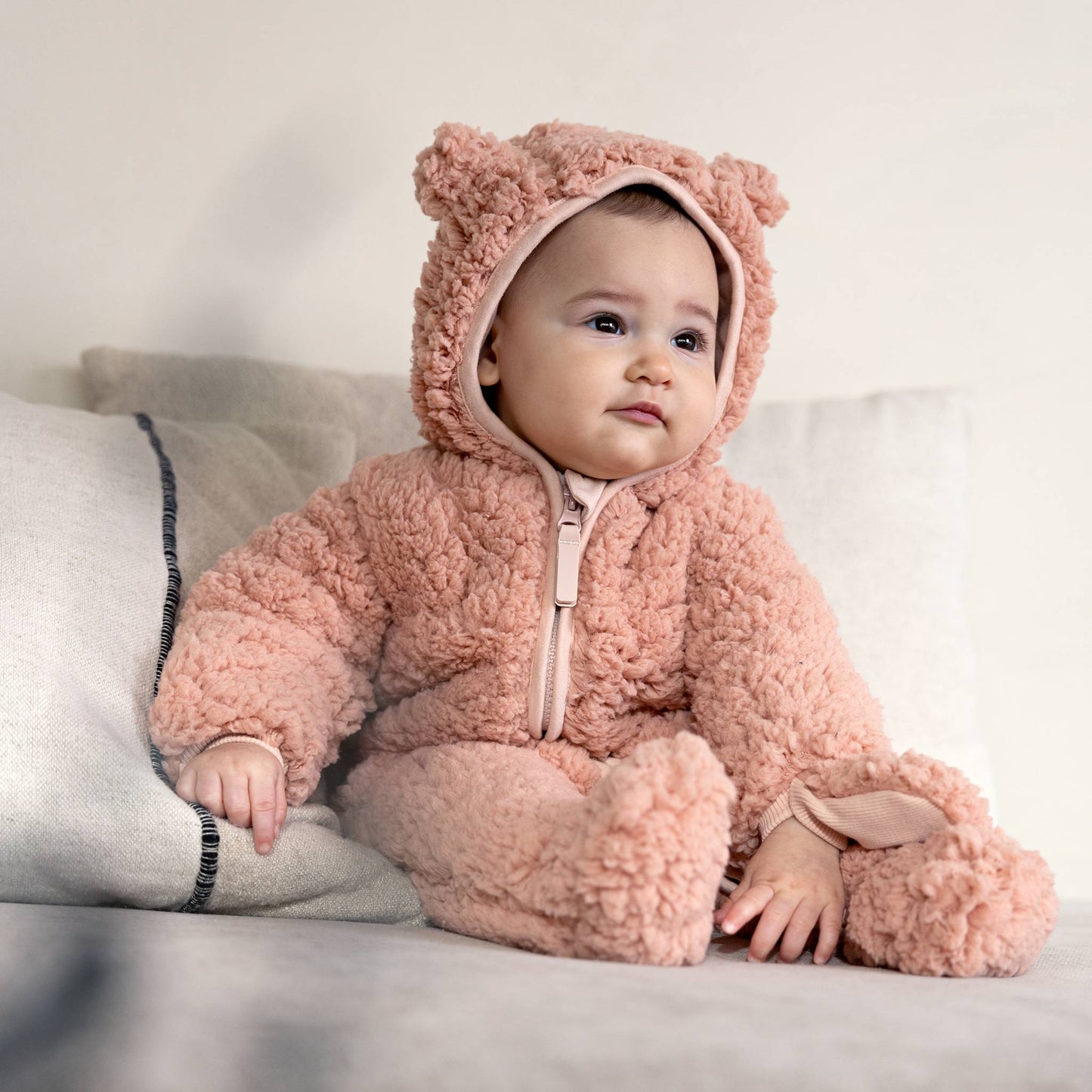 The Blush Teddy Pramsuit