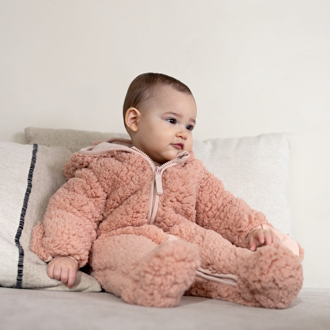The Blush Teddy Pramsuit