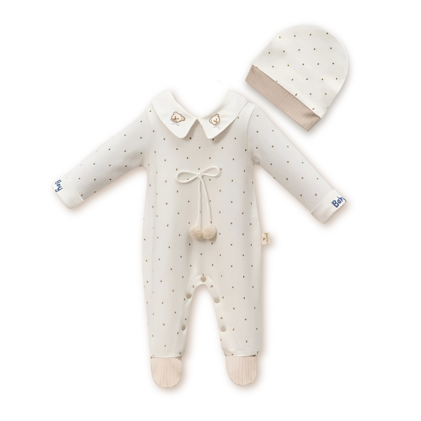 Darcy Bear Vintage Sleepsuit Set