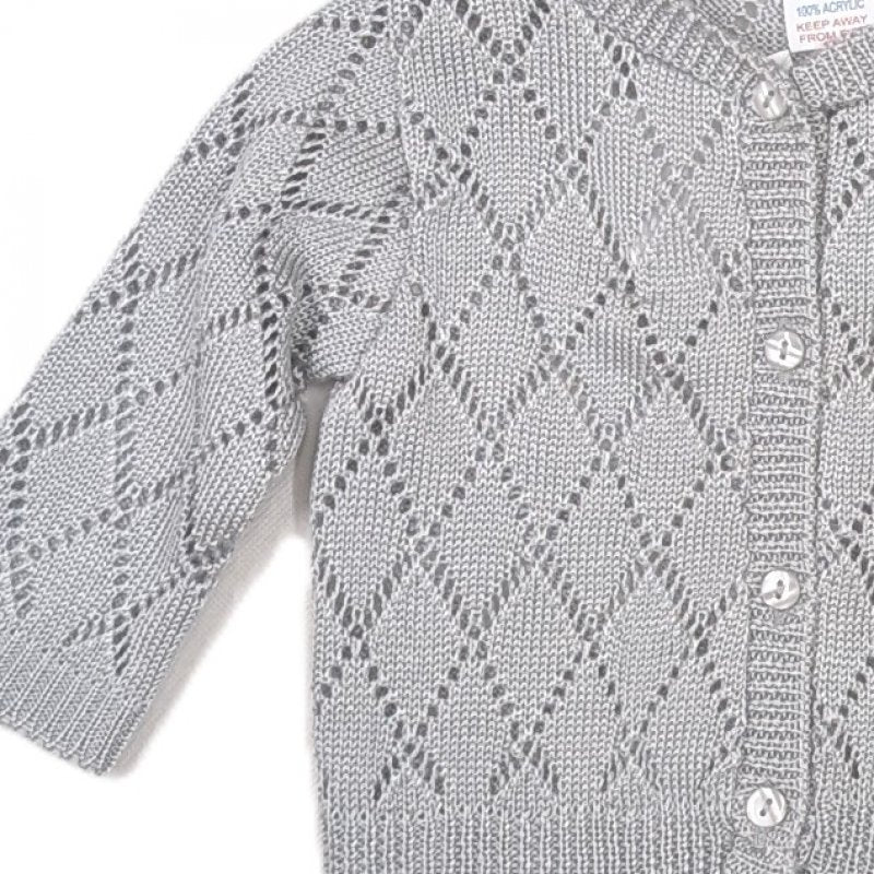 Diamond Knitted Cardigan