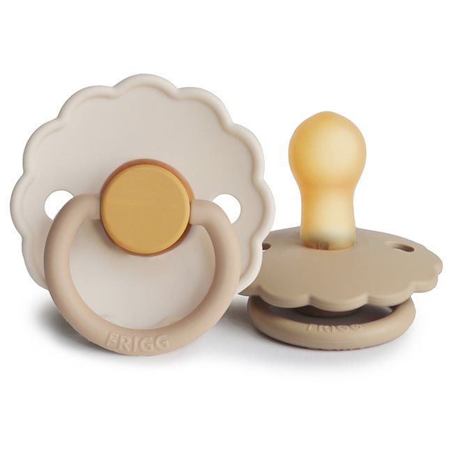 FRIGG Daisy Natural Rubber Pacifier 2-Pack