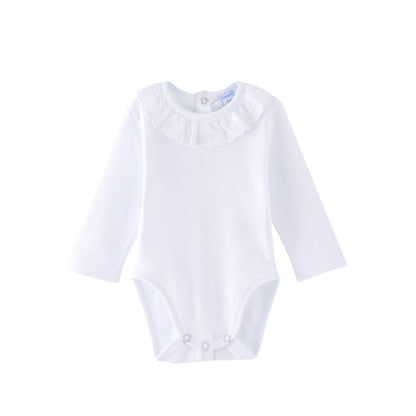 Embroider Collar Bodysuit 2 Pack