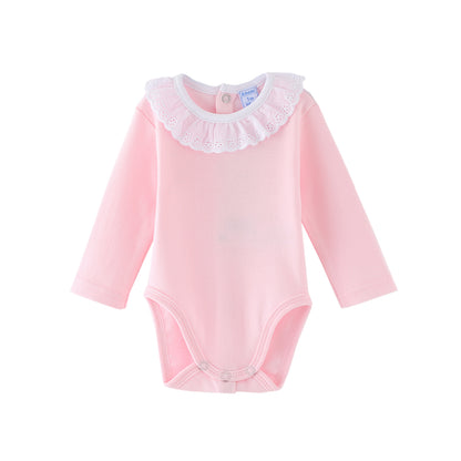 Embroider Collar Bodysuit 2 Pack