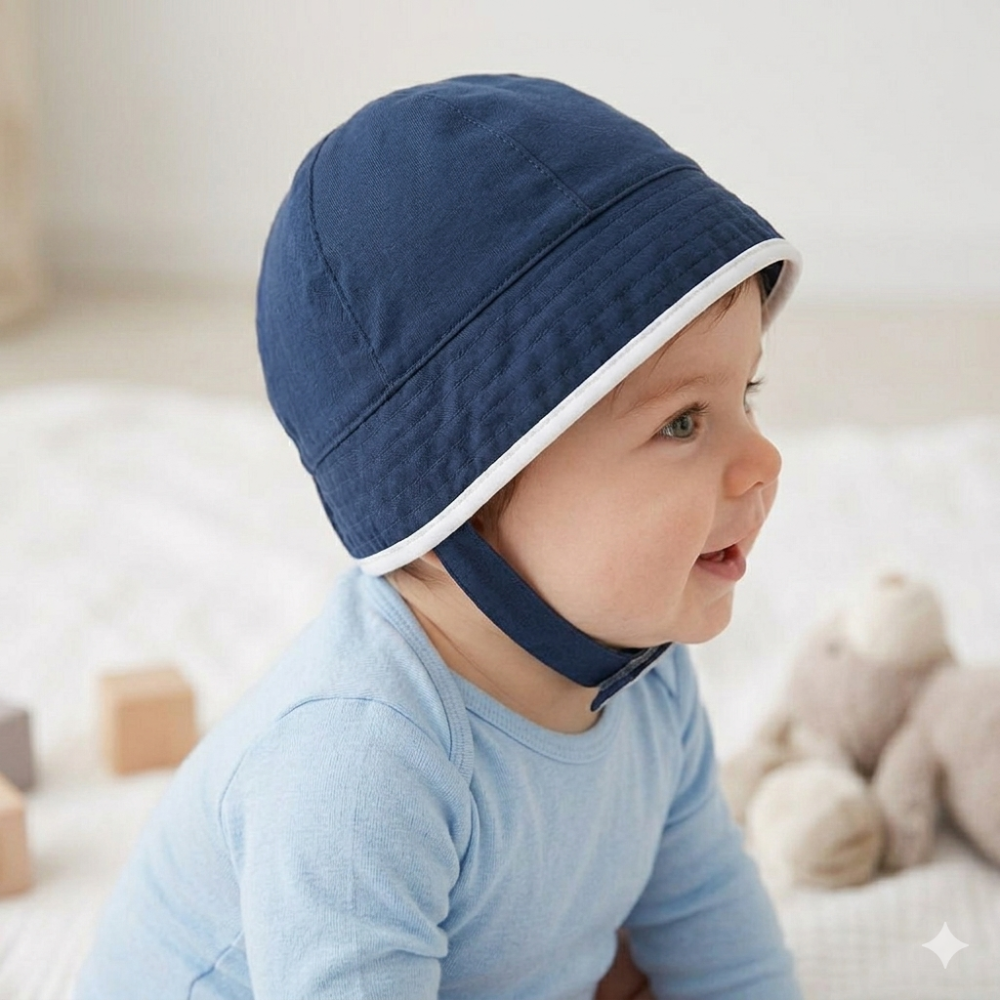 Beanie Hat with Chin Strap