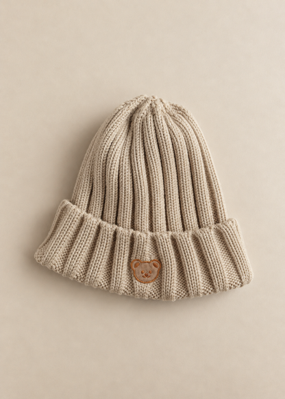 Knitted Bear Beanie Hats