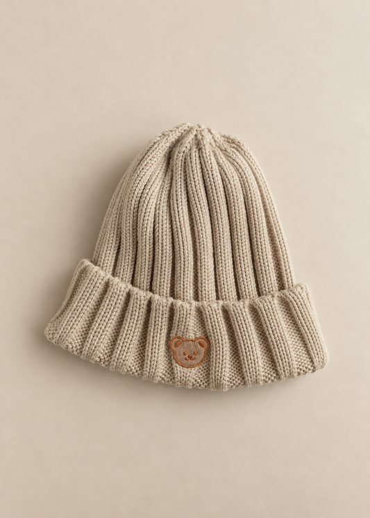 Knitted Bear Beanie Hats