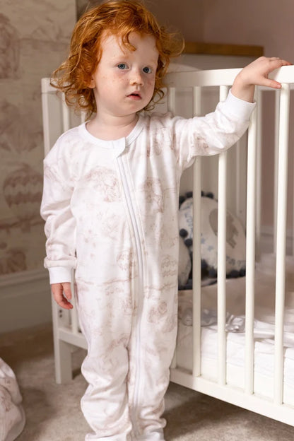 Lyons Den Zip Sleep-suit Parchment