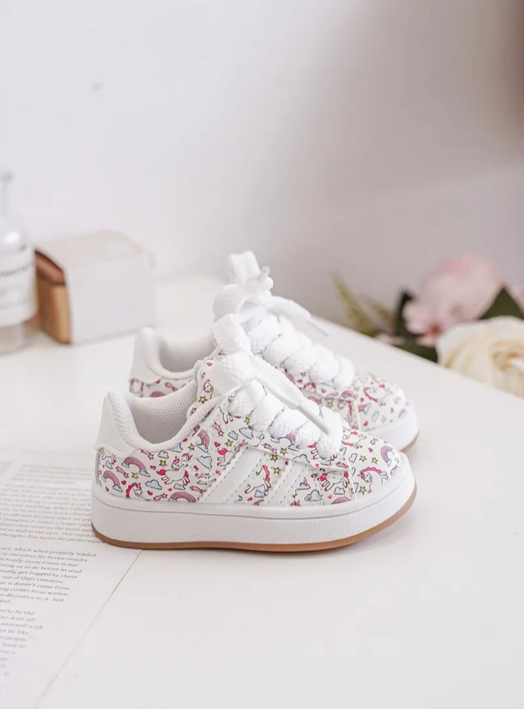 Unicorns & Rainbows Lace Sneakers