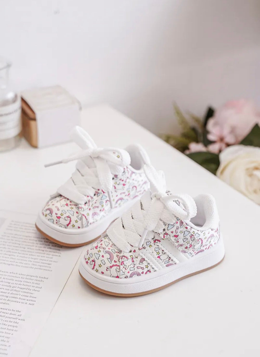 Unicorns & Rainbows Lace Sneakers