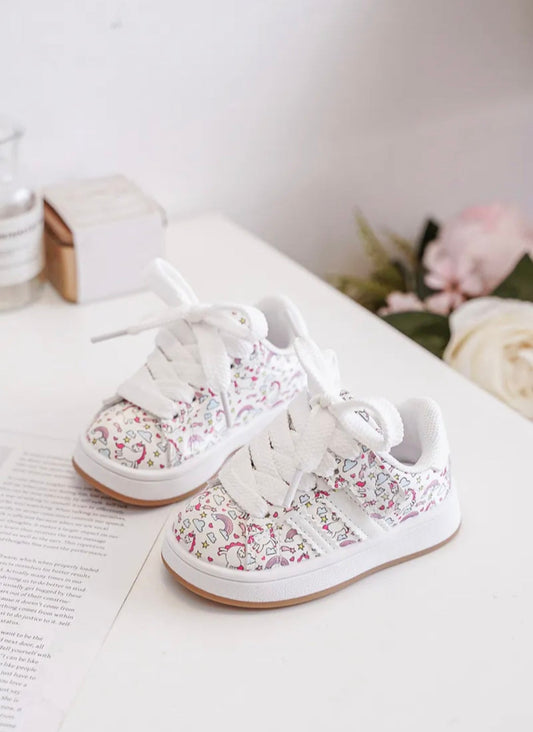Unicorns & Rainbows Lace Sneakers