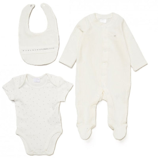 To the Moon Ribbed Velour 3PC Set
