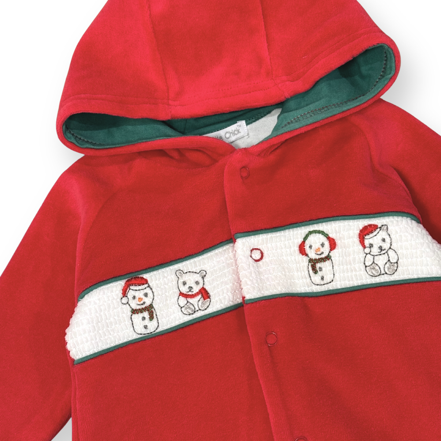North Pole Red Velour Outfit