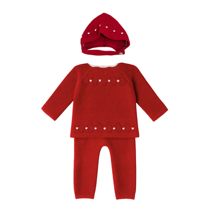 Santa's Little Helper Knit Outfit