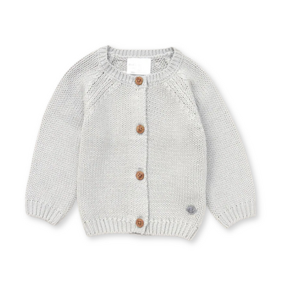The Grey Knit Cardigan