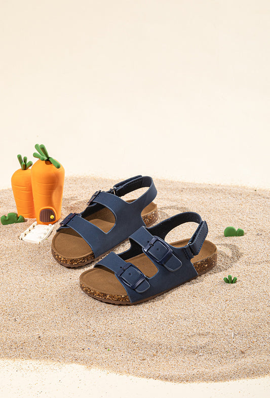 Footbed Buckle Sandals