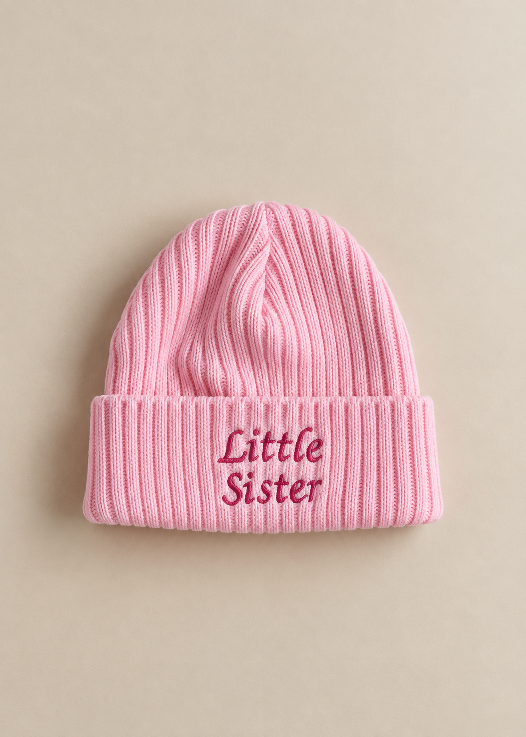 Little Sister Embroidered Beanie
