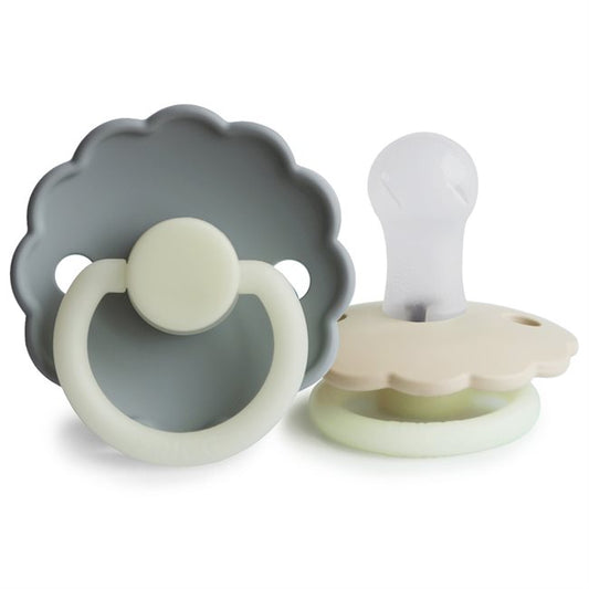 FRIGG Daisy Night Silicone Pacifier 2-Pack