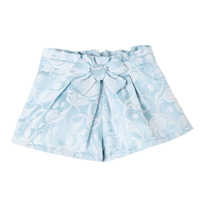 Ruffle Blouse & Shorts Set