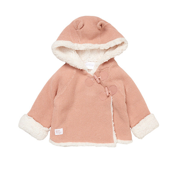 The Bear Sherpa Cardigan & Trousers Set