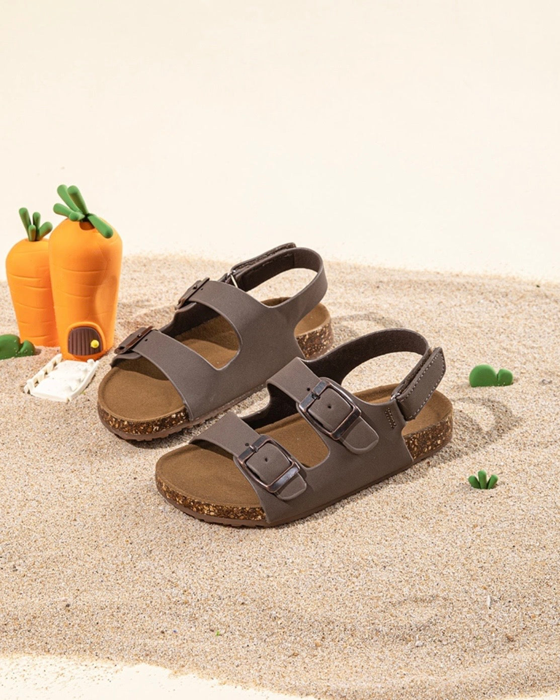 Footbed Buckle Sandals