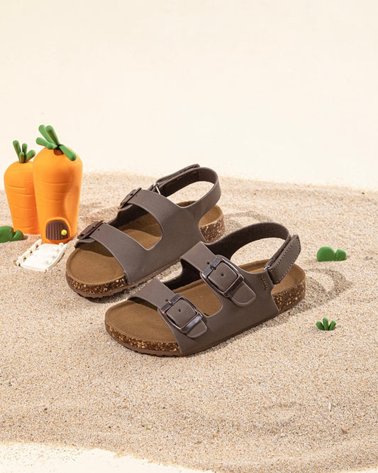 Footbed Buckle Sandals