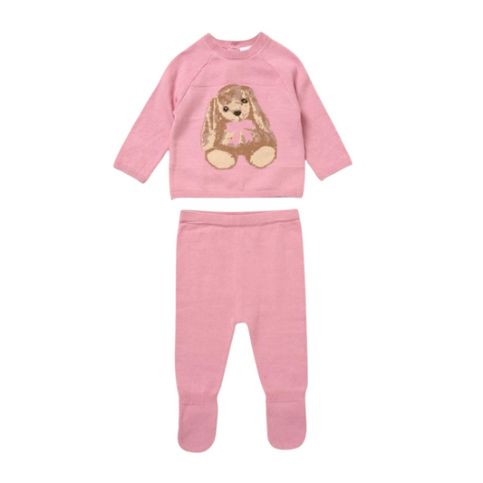 Bow Bunny Knit Set