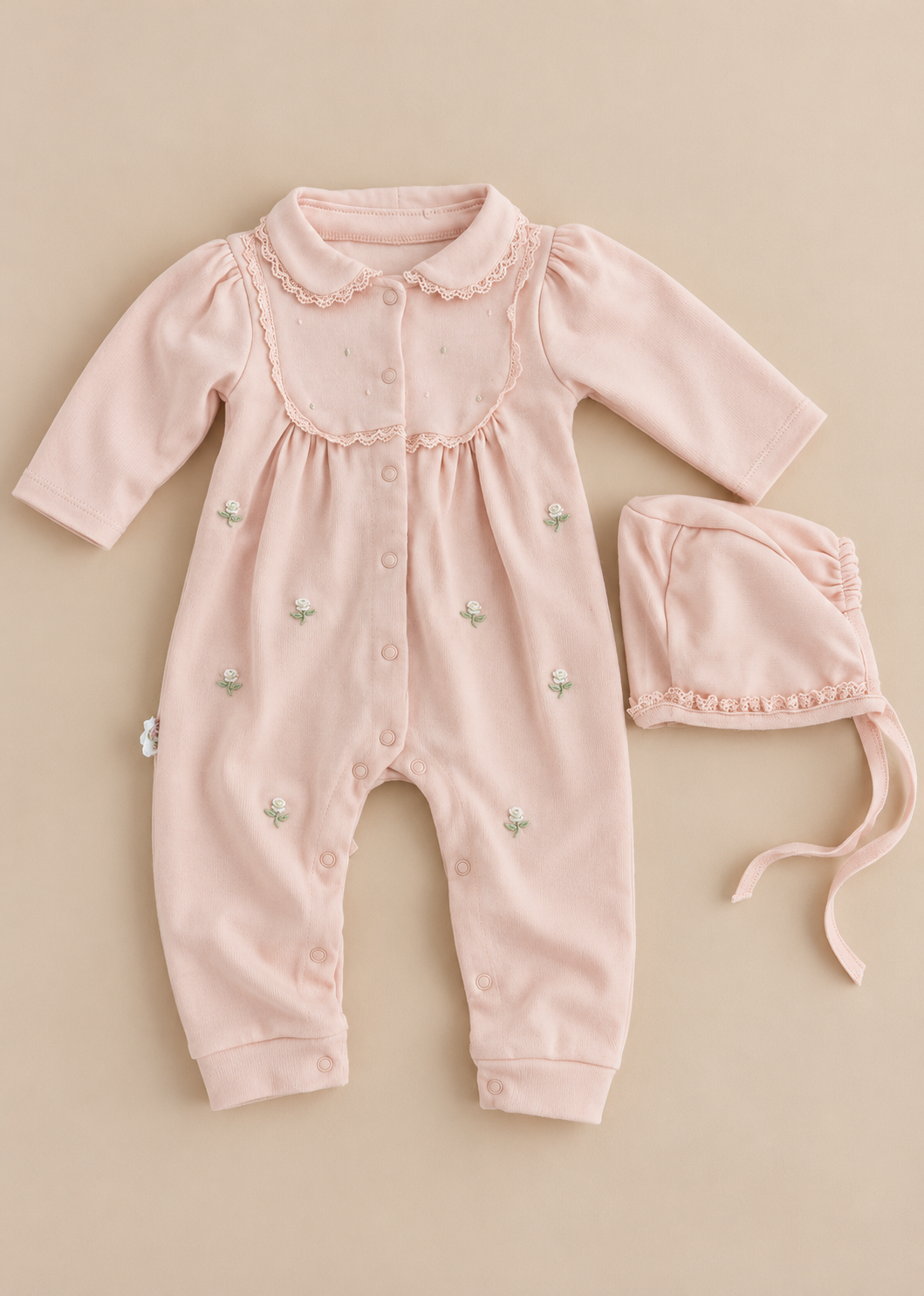 Rosette Bonnet Set