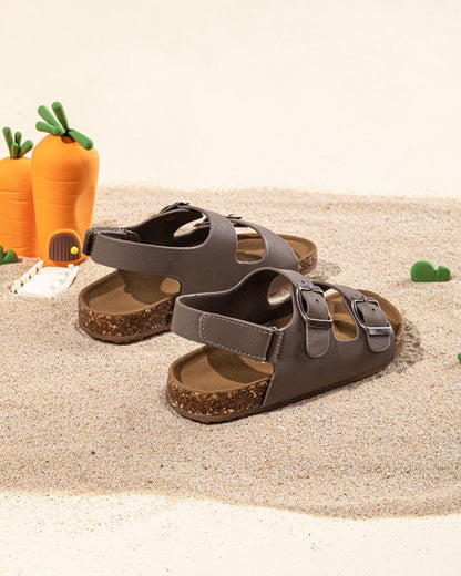 Footbed Buckle Sandals
