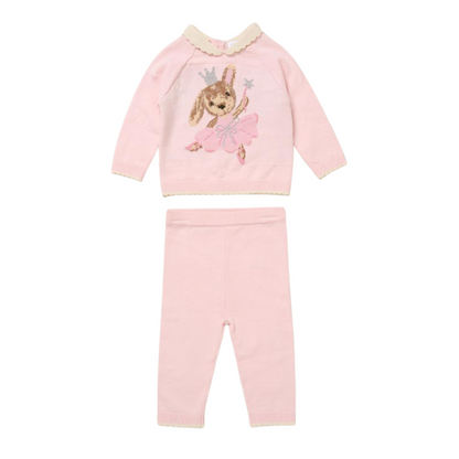 Dancing Bunny Knit Set