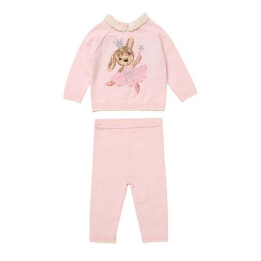 Dancing Bunny Knit Set