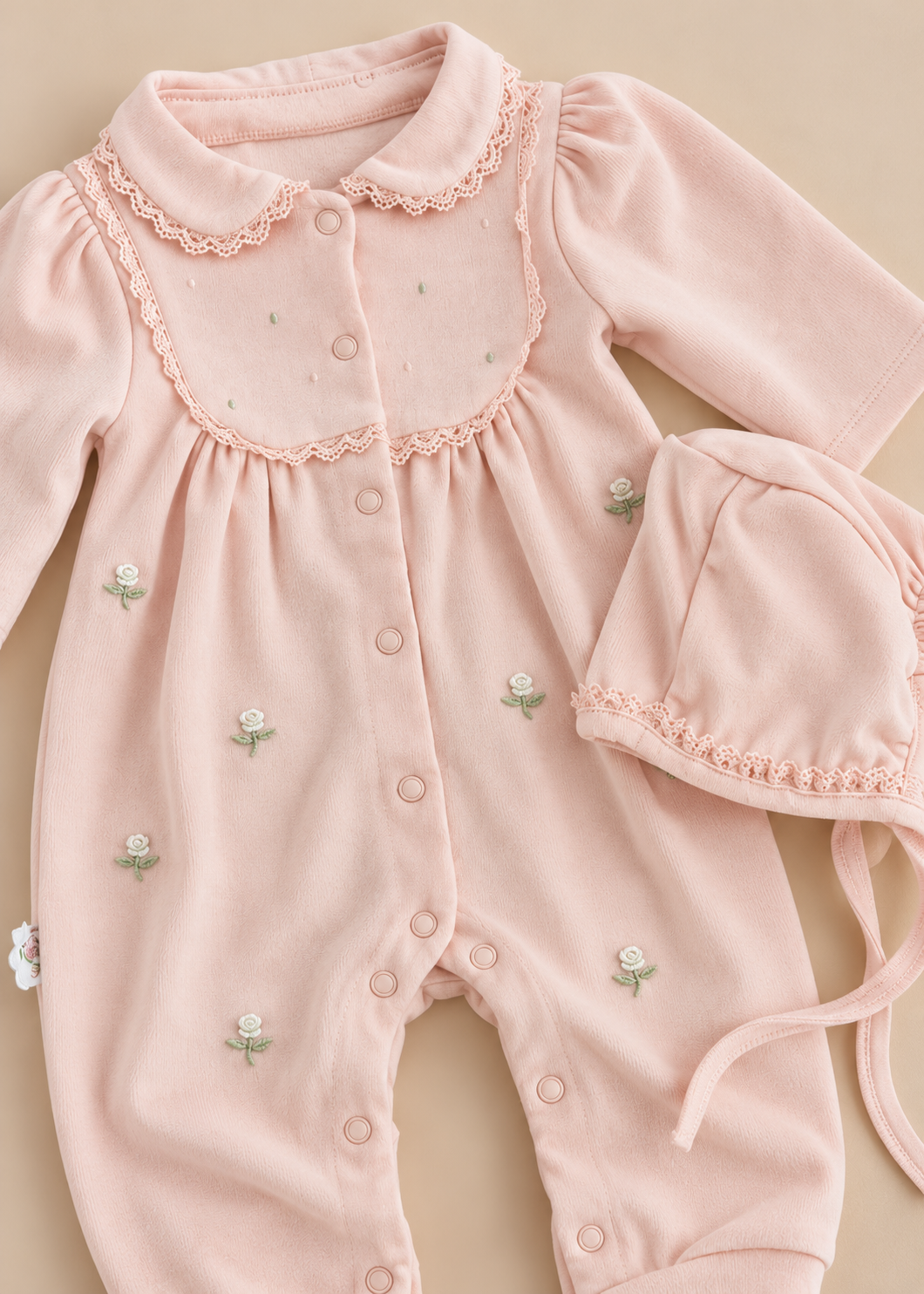 Rosette Bonnet Set