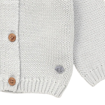 The Grey Knit Cardigan