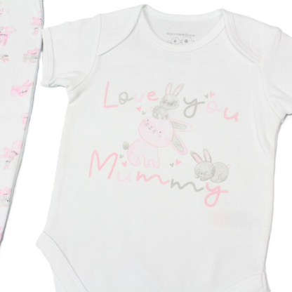 Mummy Bunny Pink 5PC Set