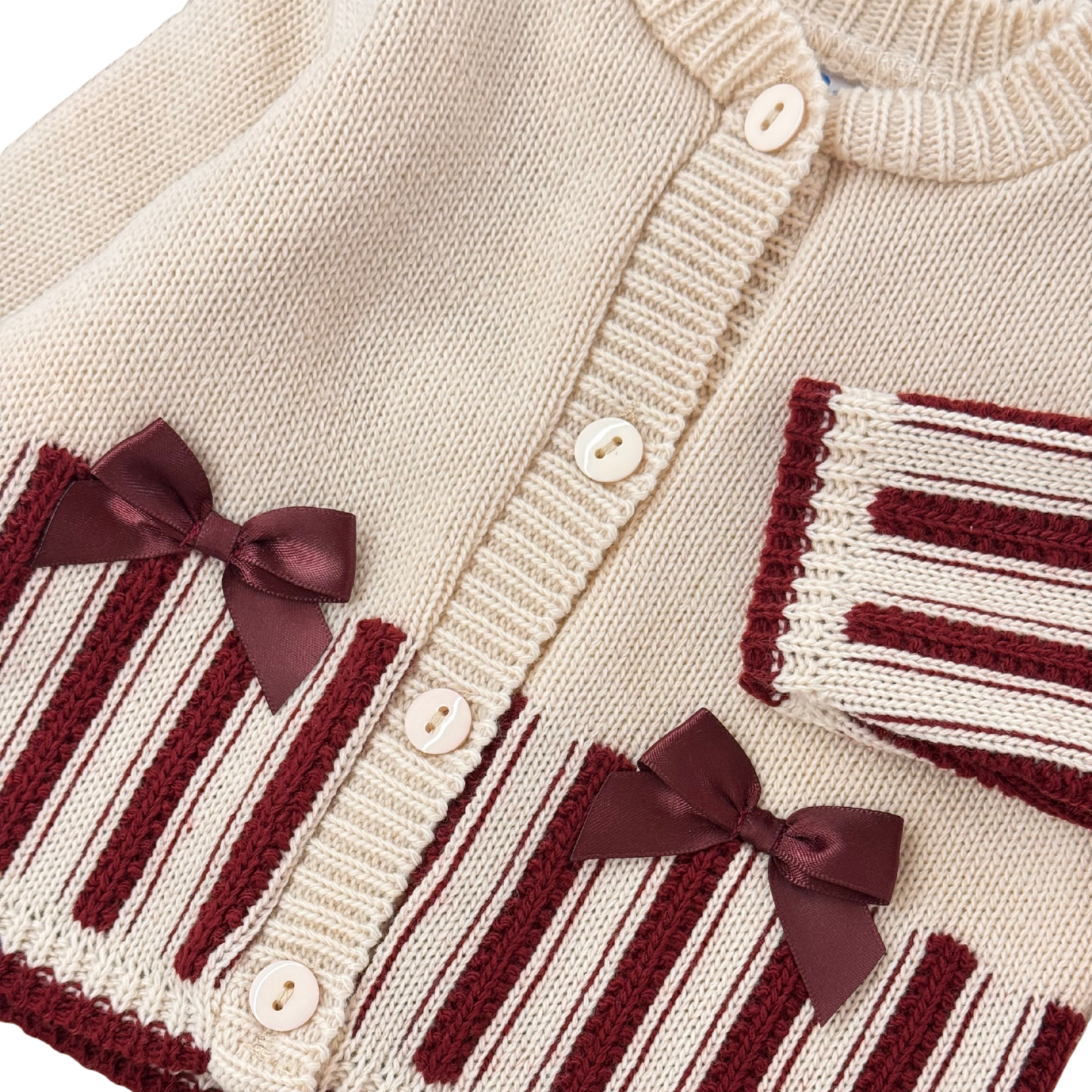 Holiday Charm Bow Cardigan